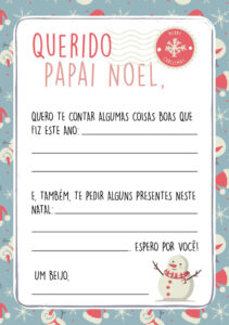 Cartas para papai noel 1